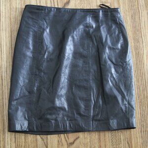 Tannery West Leather Mini Skirt